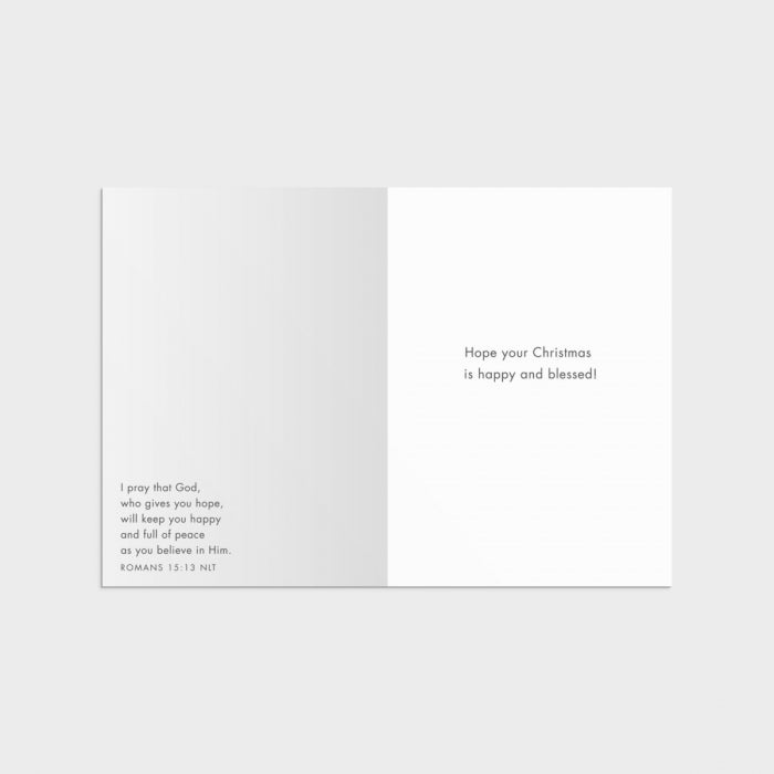 18CT LOVE PEACE JOY BOXED CARD
