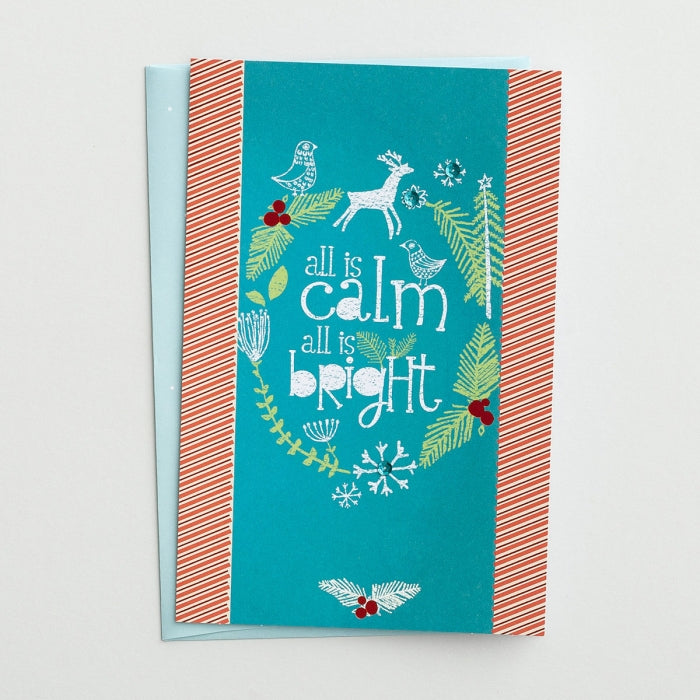 18CT ALL IS CALM BOXED CARDS