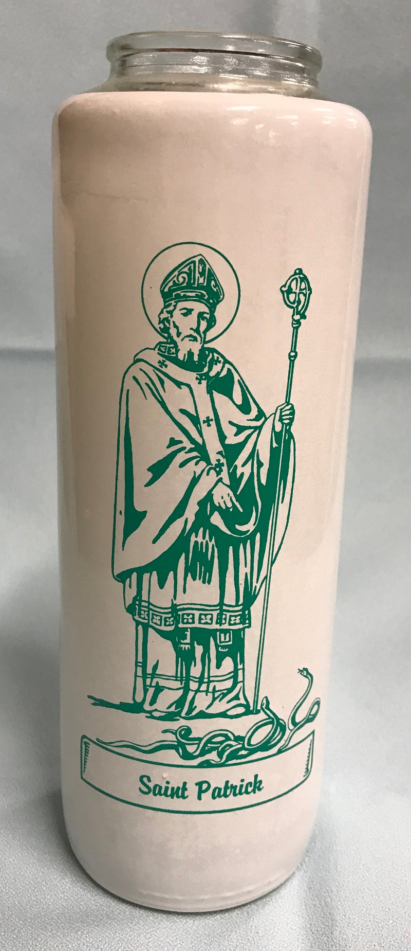 6-DAY GLASS ST PATRICK CANDLE