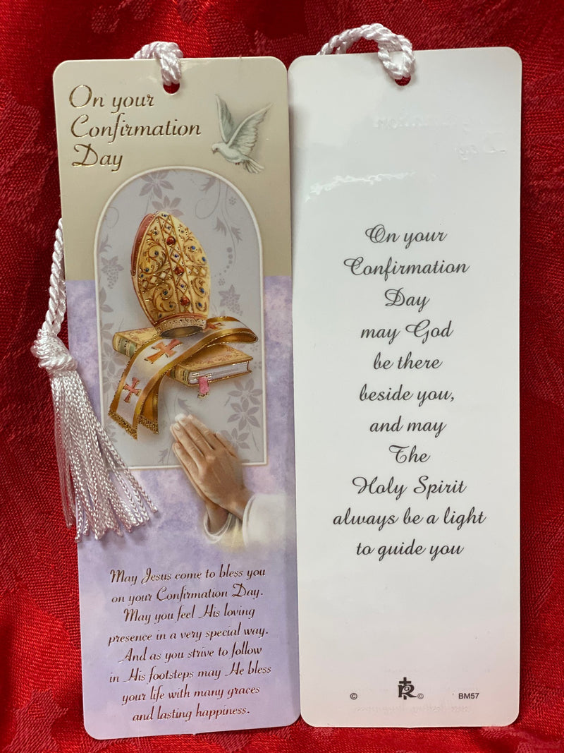 CONFIRMATION SYMBOL BOOKMARK