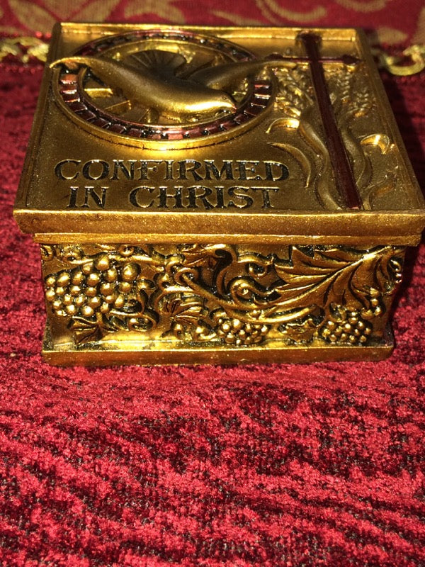 CONFIRMATION BOX BRONZE LOOK