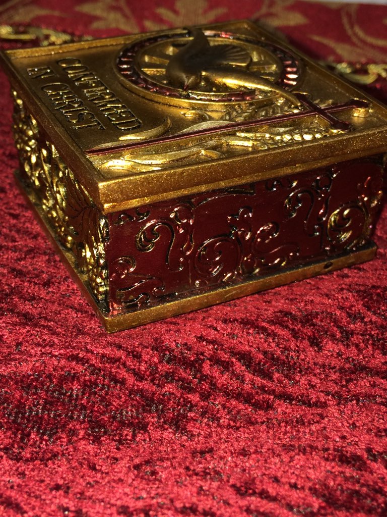 CONFIRMATION BOX BRONZE LOOK