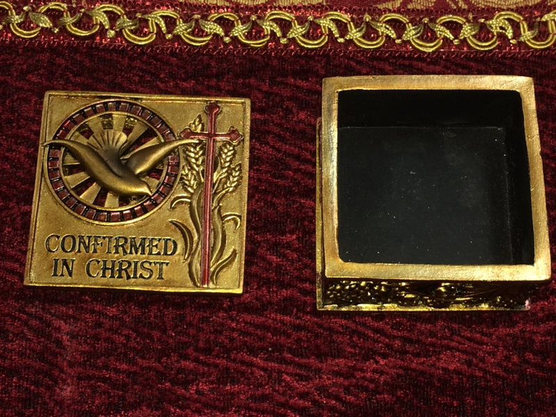 CONFIRMATION BOX BRONZE LOOK