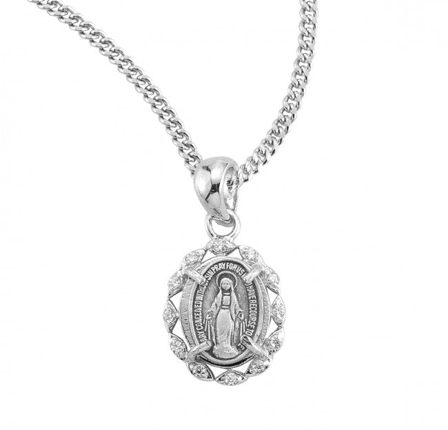 SS CRYSTAL ZIRC MIRACULOUS 18"