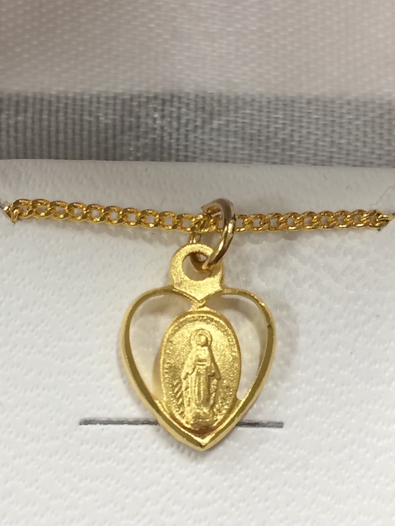 GP TINY MIRAC MEDAL HEART 16"