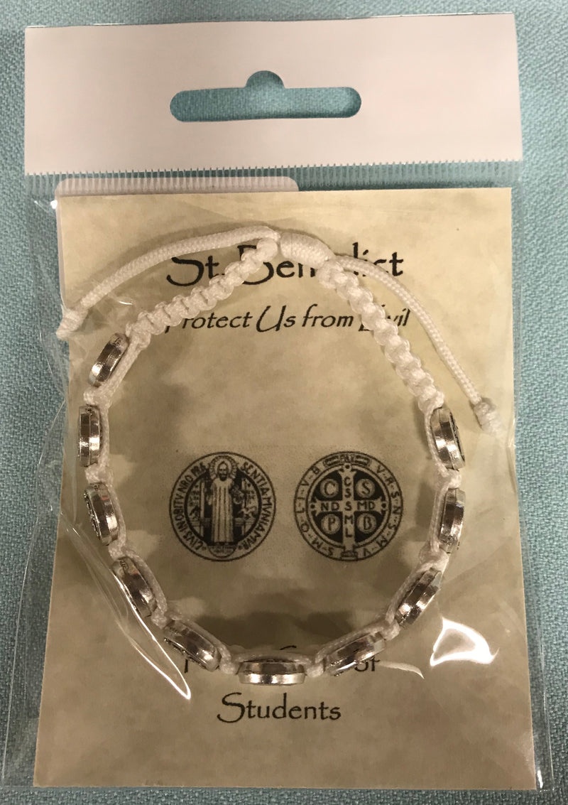 ST BENEDICT BRACELET WHITE