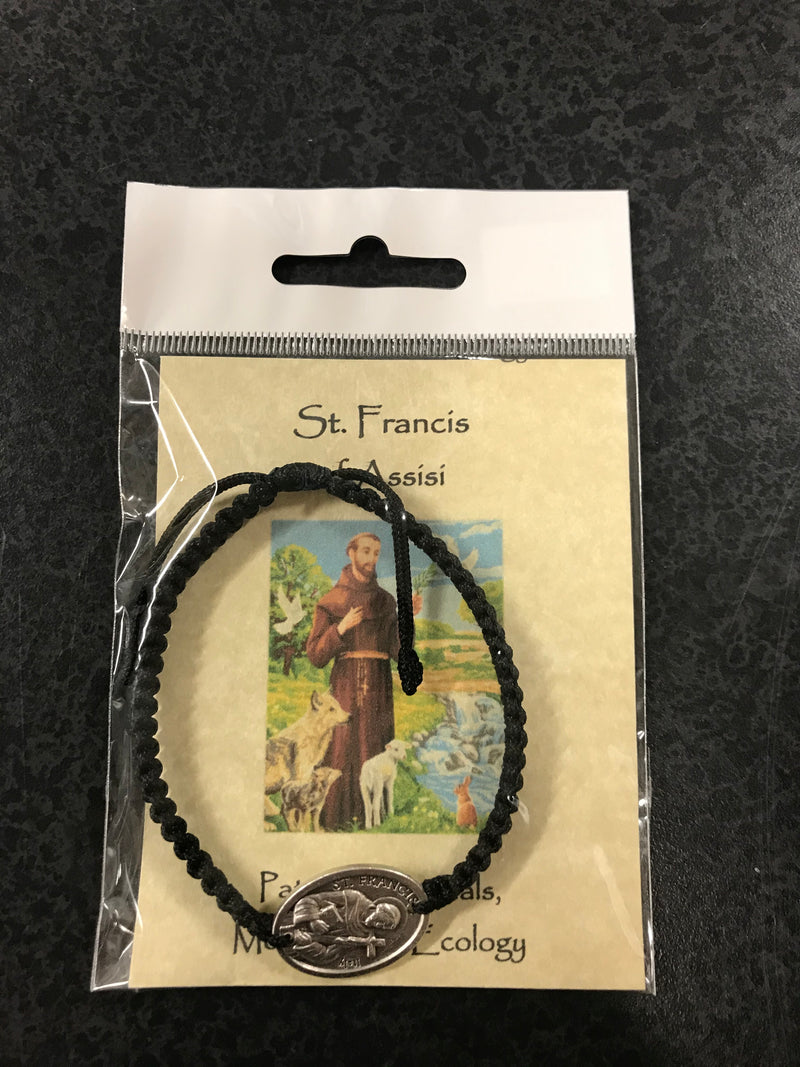 ST FRANCIS BRACELET BLACK