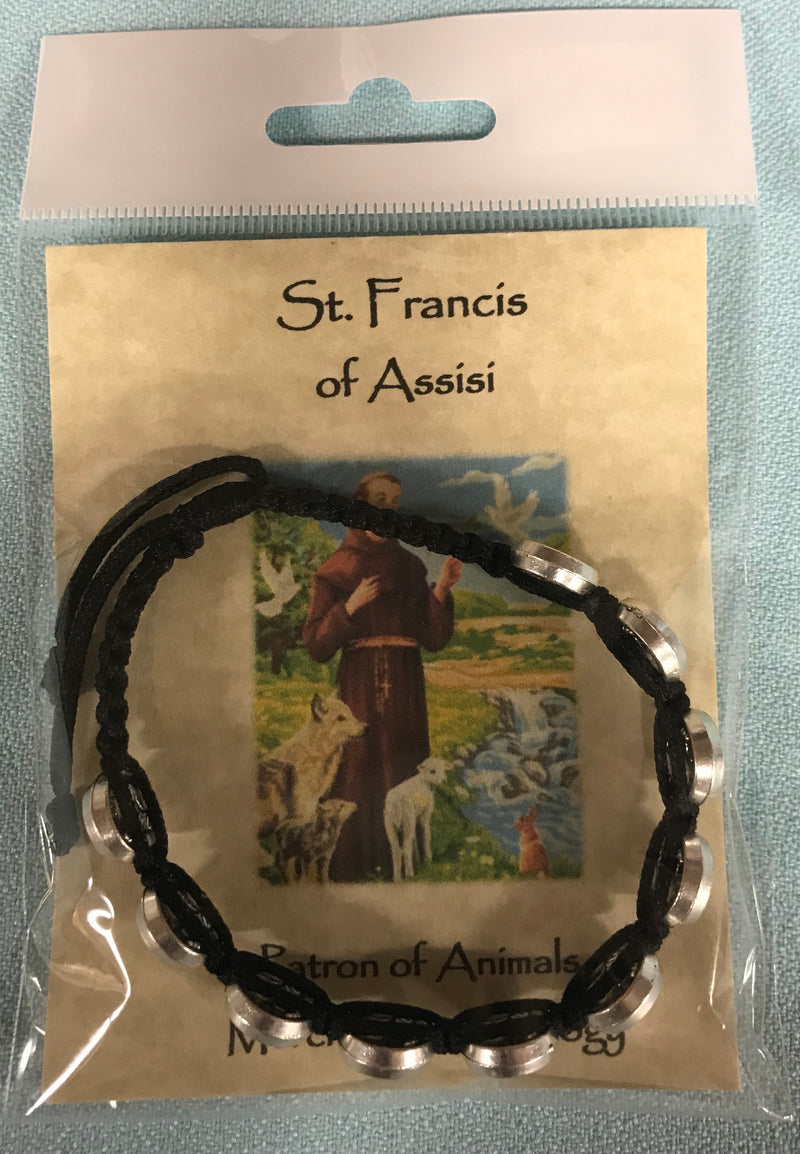 ST FRANCIS BRACELET BLACK