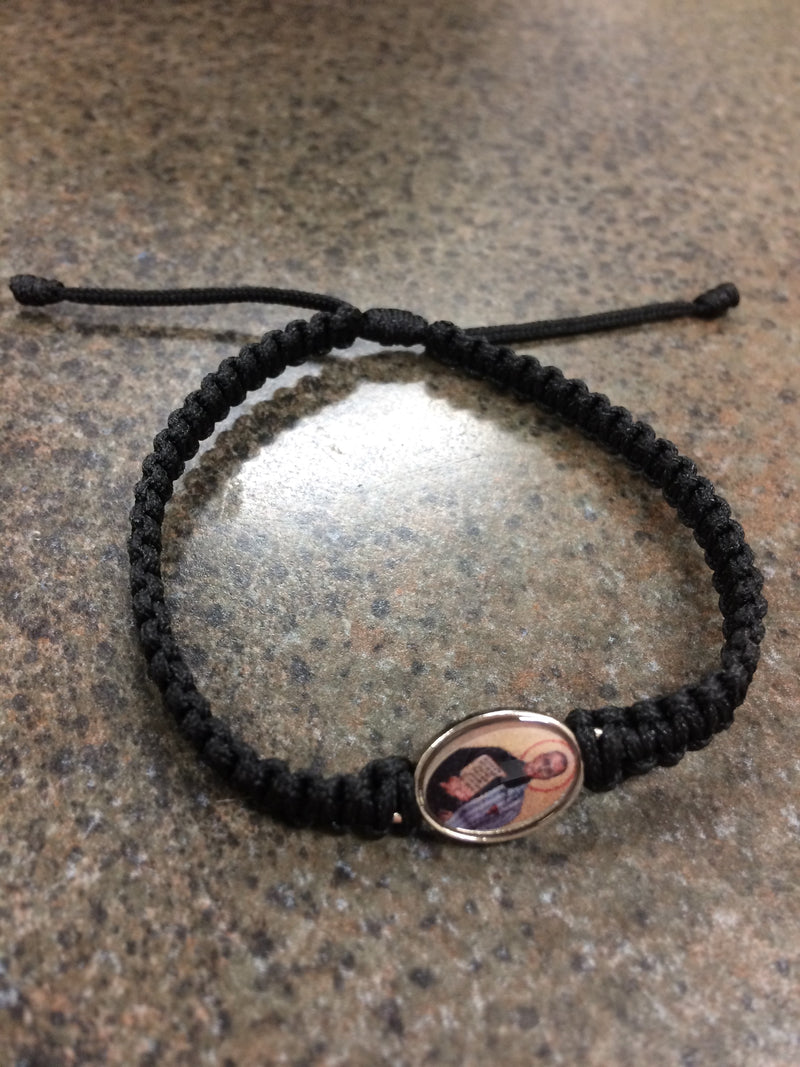 OVAL FRAME MAX BLACK BRACELET