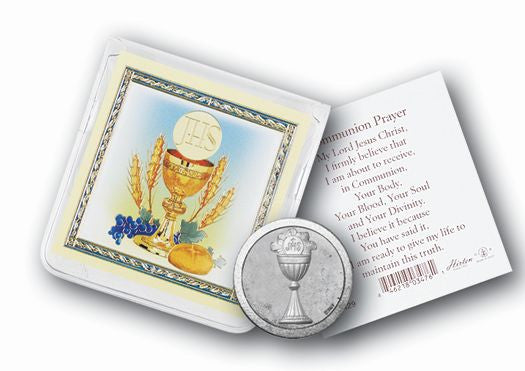 FIRST COMMUNION COIN W/ FOLDER