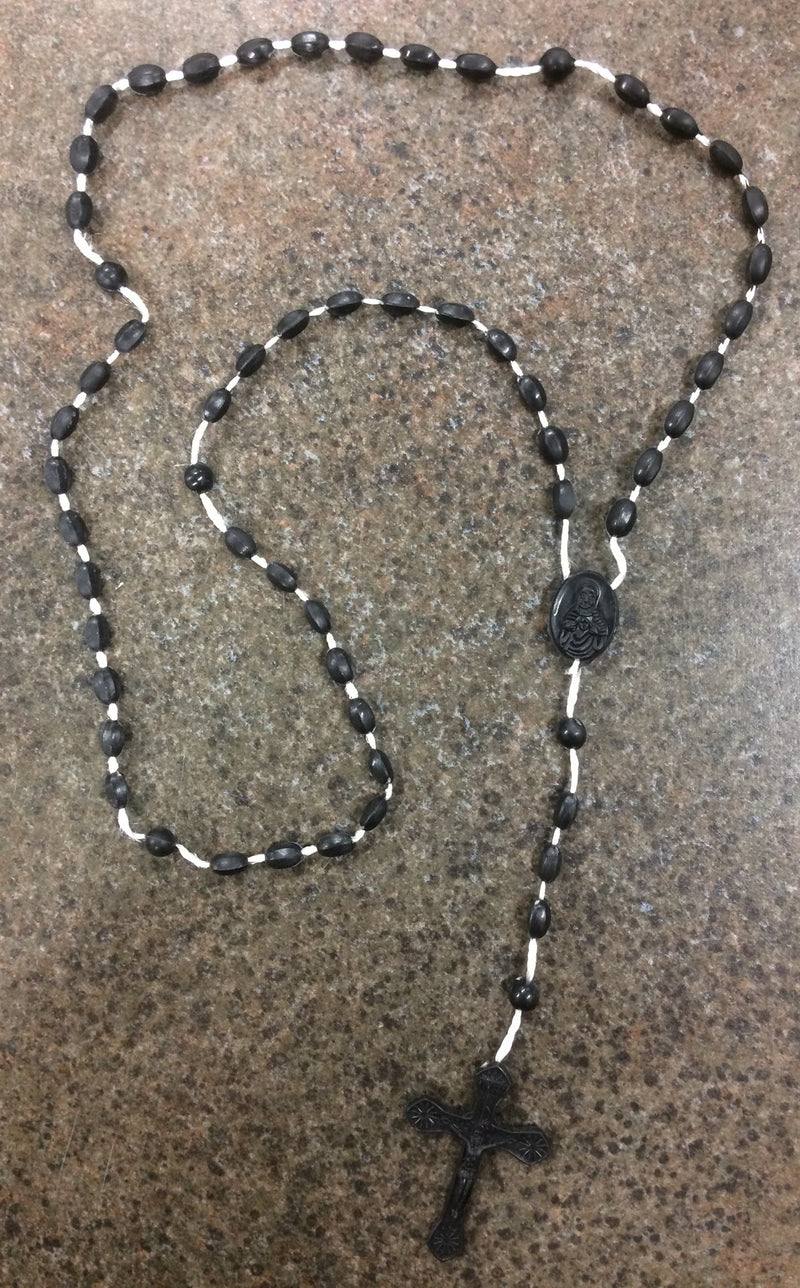 BLACK CORD ROSARY