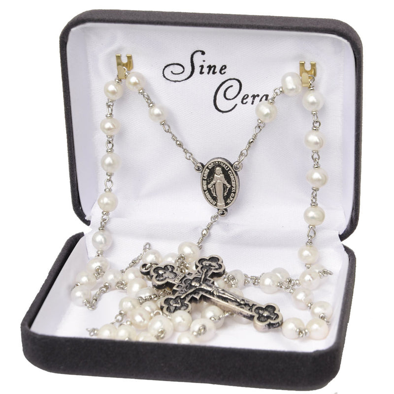 6MM PEARL ROSARY