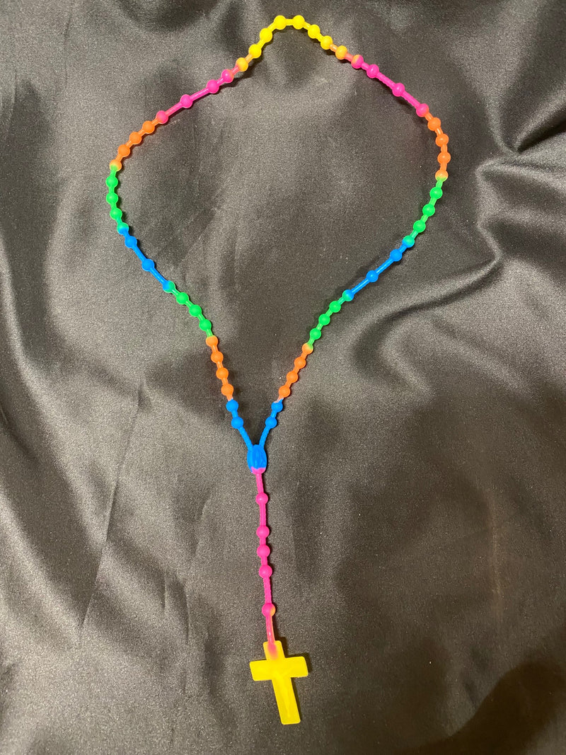 MULTICOLOR RUBBER ROSARY