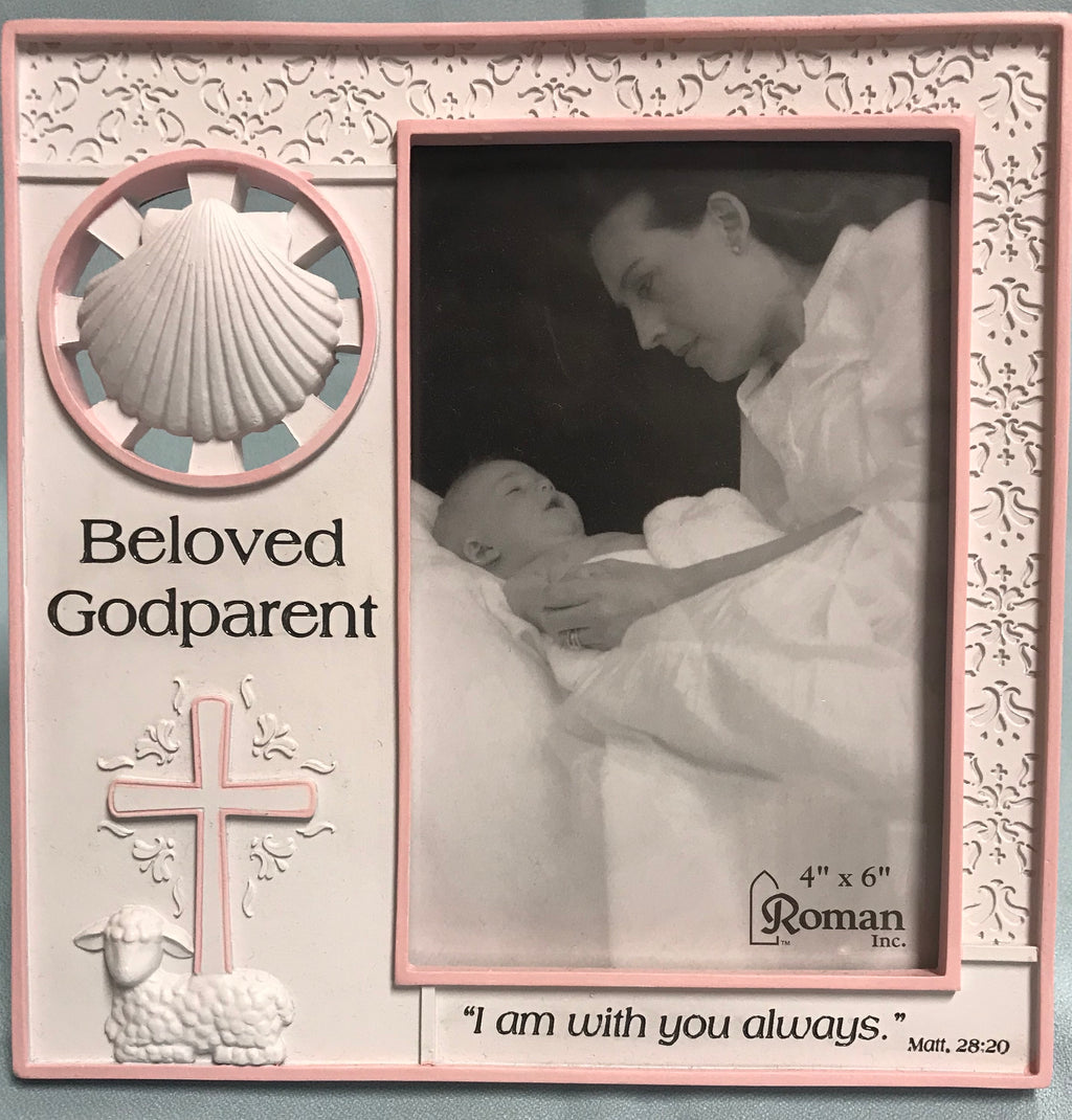 GIRL GODPARENT FRAME 4X6