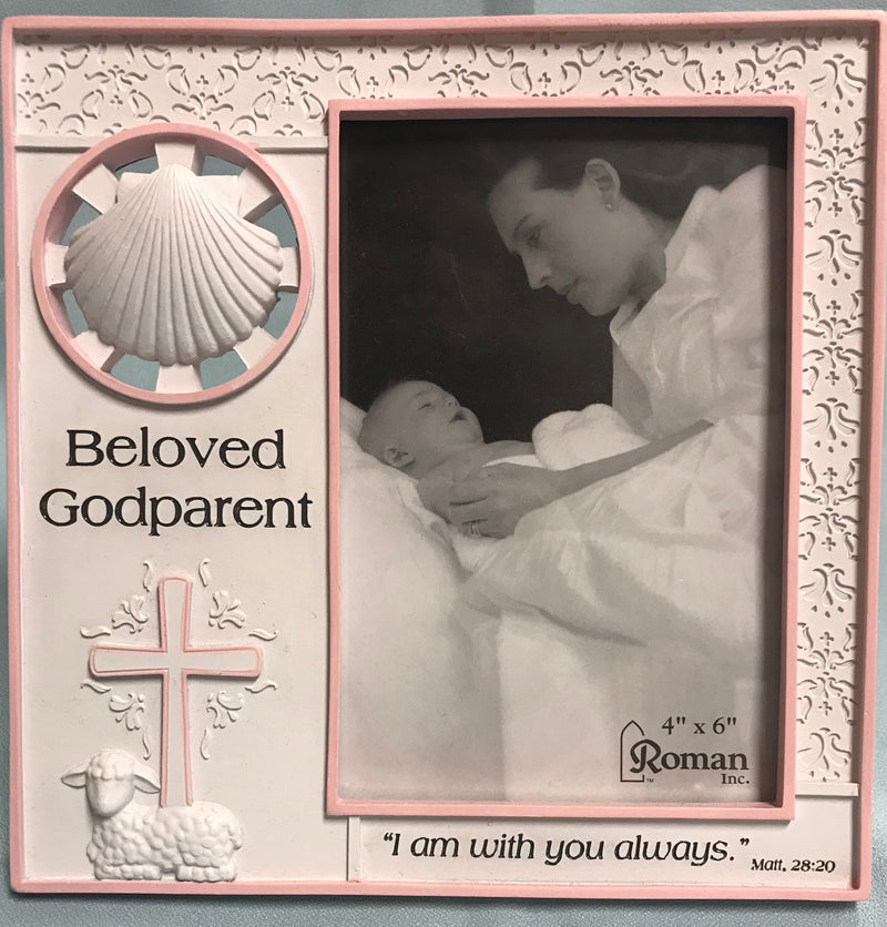 GIRL GODPARENT FRAME 4X6