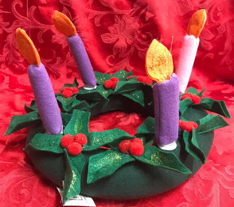 FABRIC ADVENT WREATH