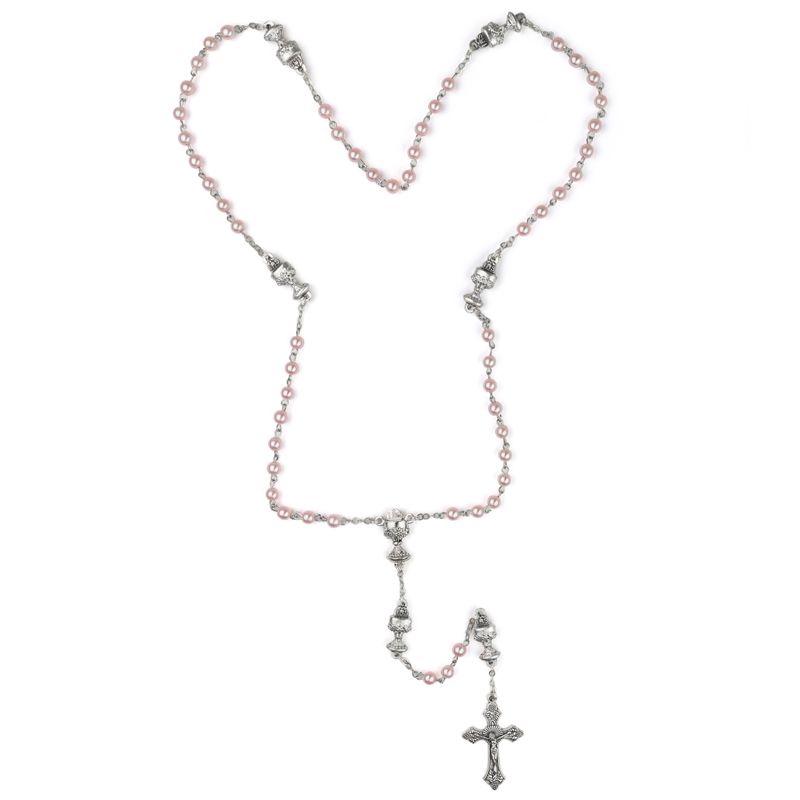 PINK COMMUNION ROSARY