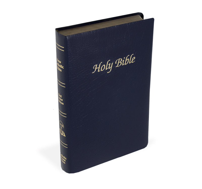 COMMUNION BIBLE BLUE INDEXED