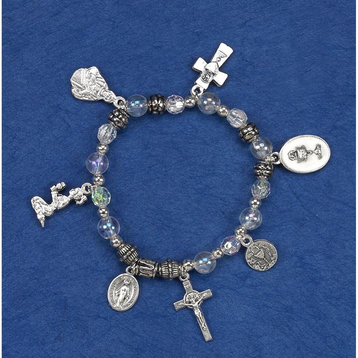 ITALIAN 7 CHARM COMMUNION BRAC