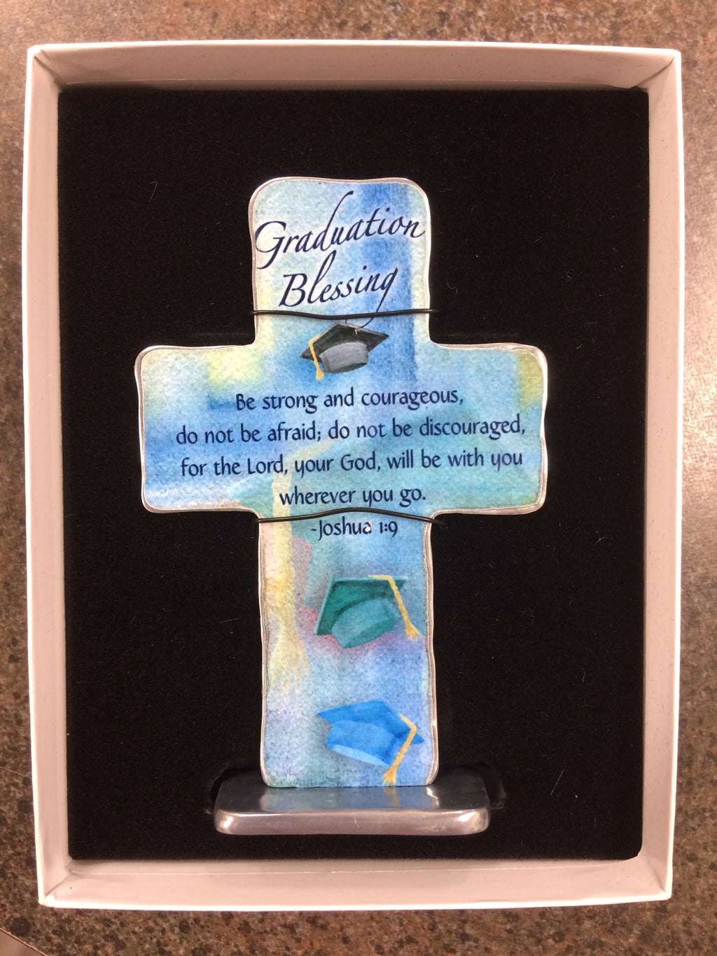 GRADUATION BLESSING CROSS 4"