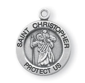 SS ST CHRISTOPER SM MEDAL 18"