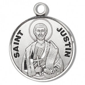 SS ST JUSTIN 20" CHAIN/BOXED