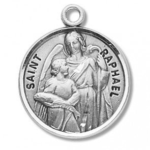 SS ST RAPHAEL 20" CHAIN/BOXED