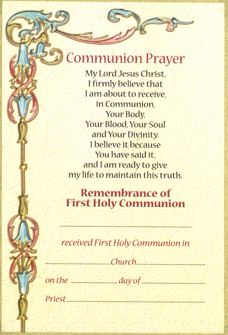 FIRST COMMUNION BOY MOSAIC