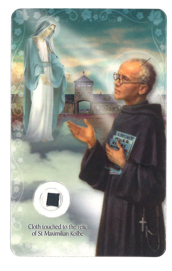 MAXIMILIAN KOLBE RELIC CARD